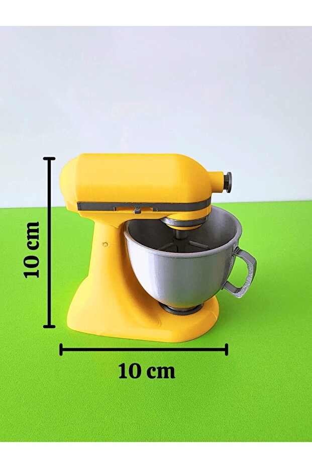 Mutfak Şefi Oyuncak Figür/ Hamur Yoğurma Makinesi / Sarı - 4