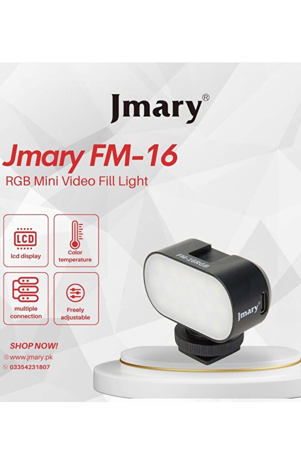 FM-16 RGB Mini Video Fill Light