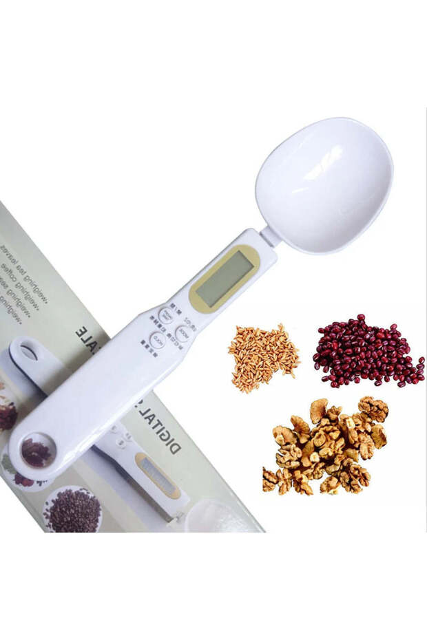 Multifunctional spoon with scale and display - 1