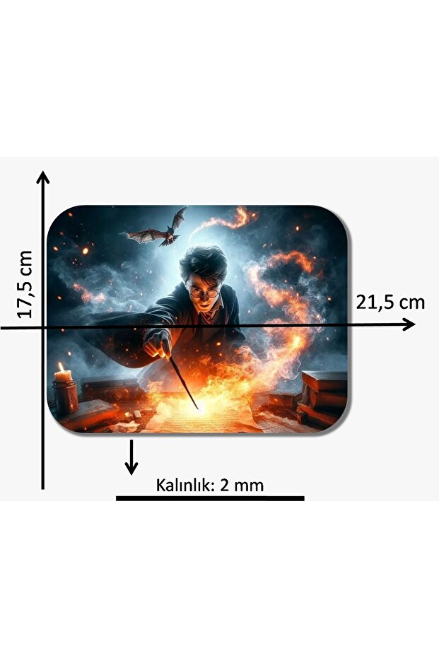 Harry Potter Baskılı Mousepad - 2