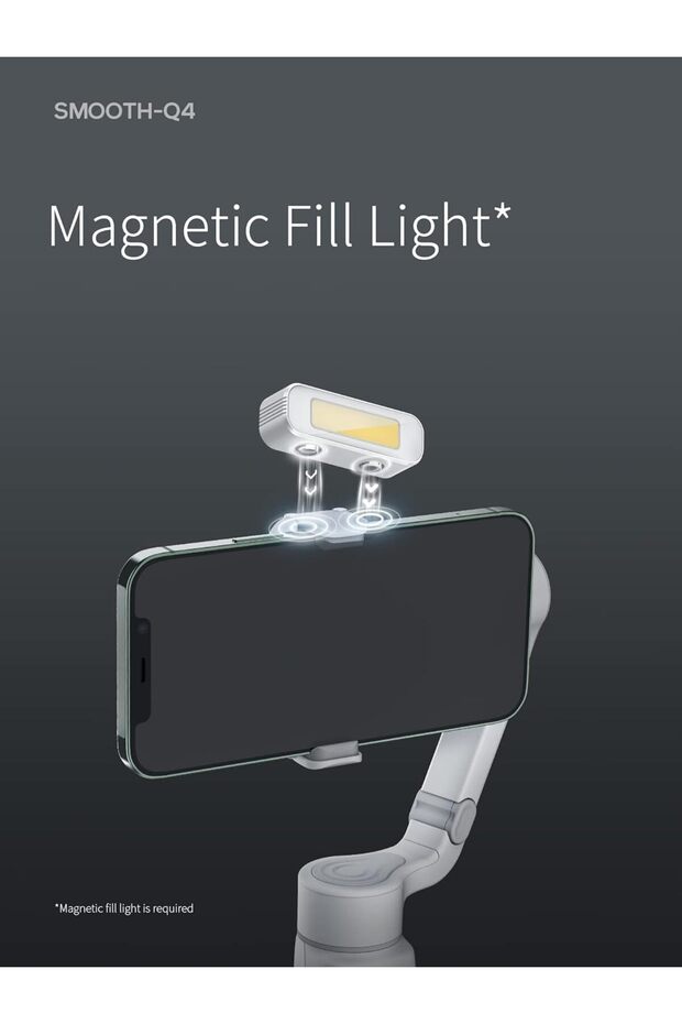 Smooth Q4 Combo Gimbal Stabilizer, 3-Axis Smartphone Phone Gimbal, Built-in Extension Rod, Fo - 4
