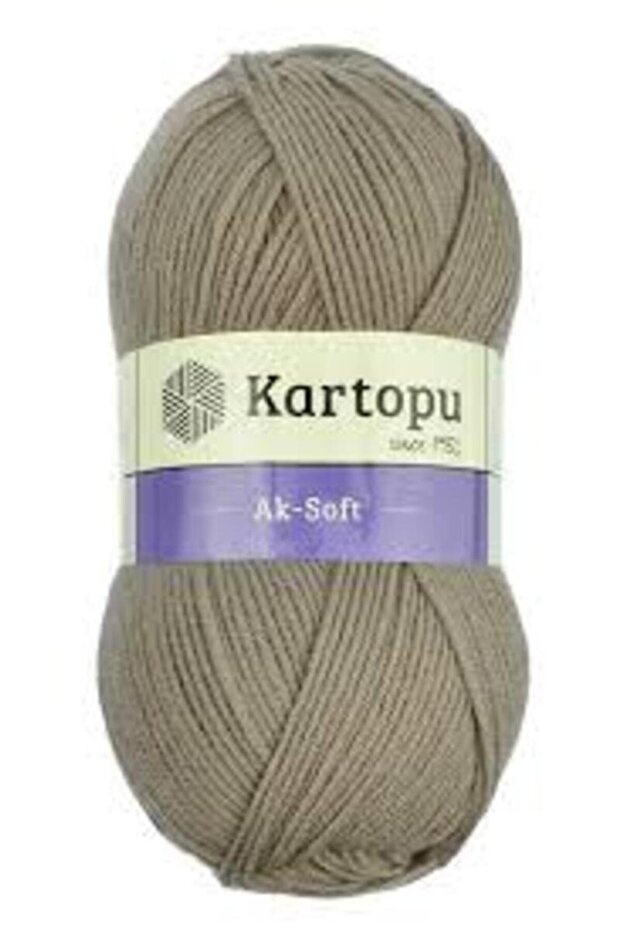 AK-SOFT Örgü İpi K880 Bej - 1