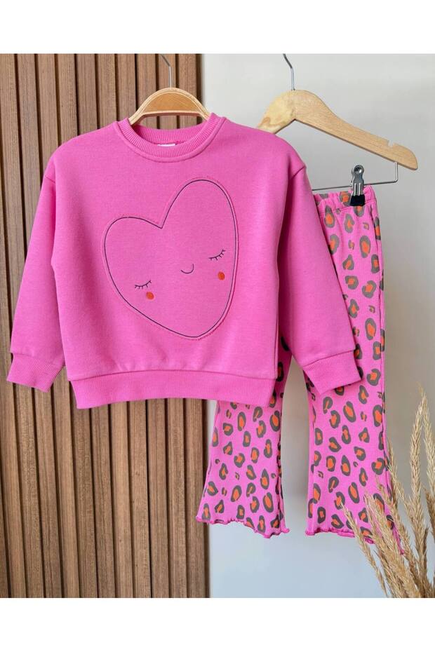 Girls' Brushed Fabric Set 100% Cotton