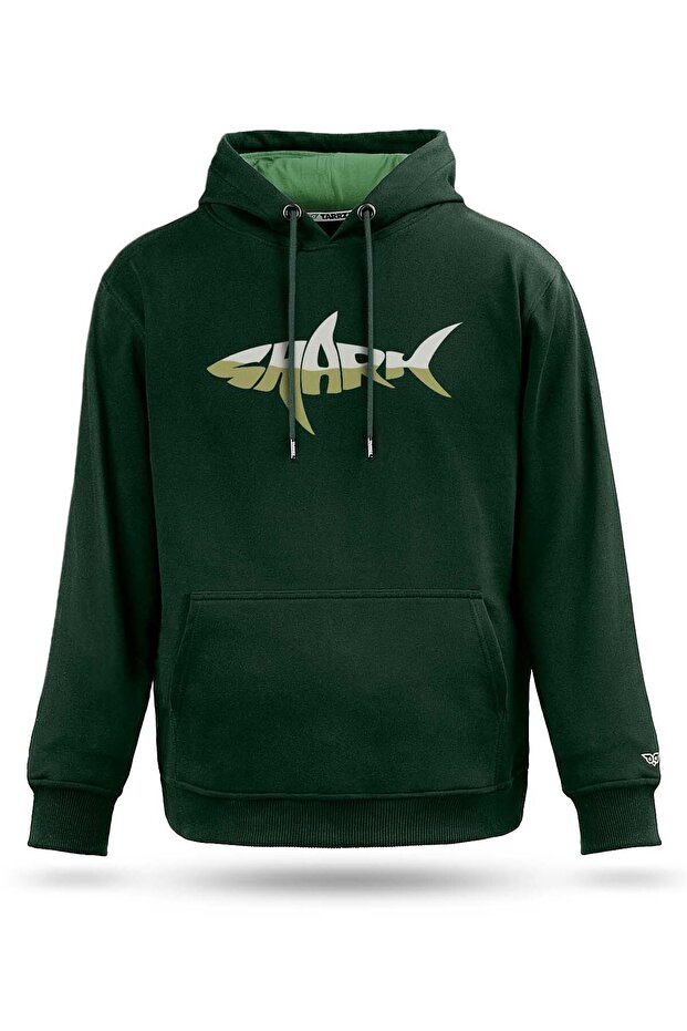 سويت شيرت بقلنسوة للجنسين من Shark Power