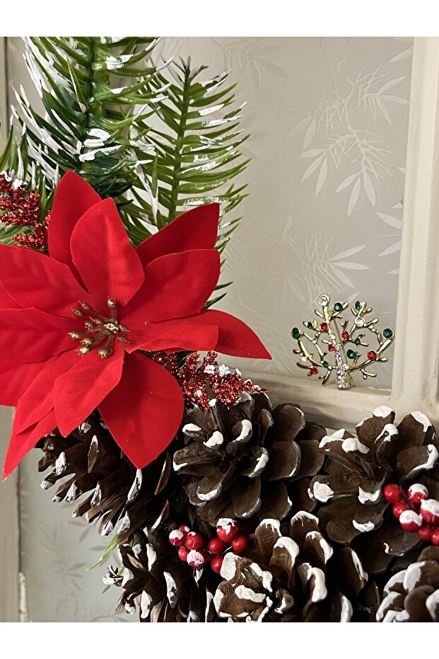 Lucky Store Yaşam Ağacı Broş + Yılbaşı Kapı Süsü Hediyesi - 7