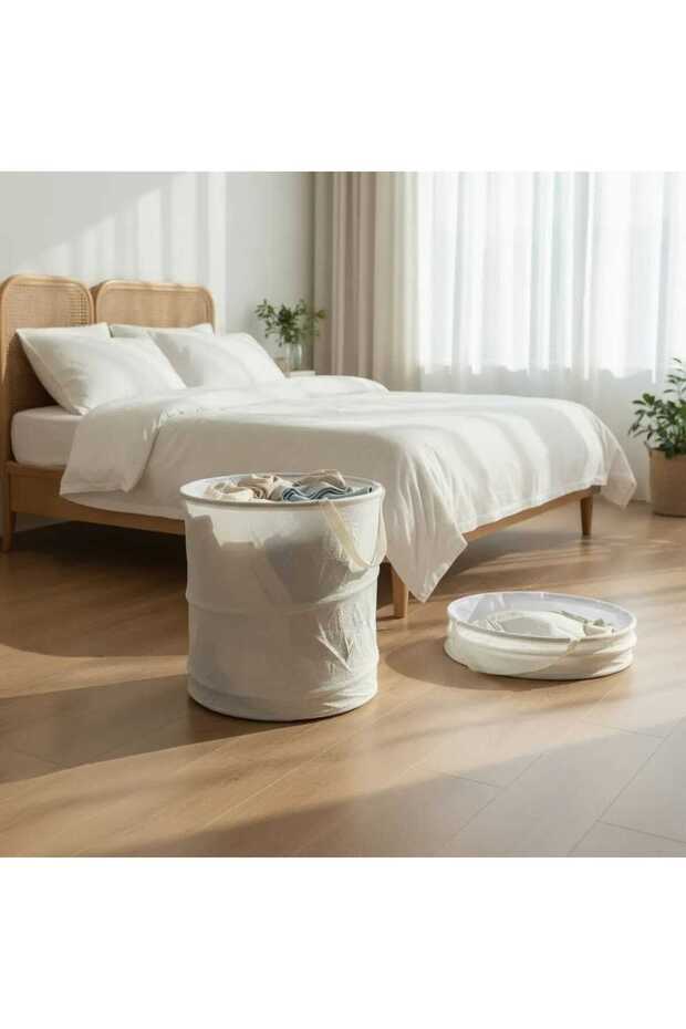 سلة غسيل قماشية عملية - 2