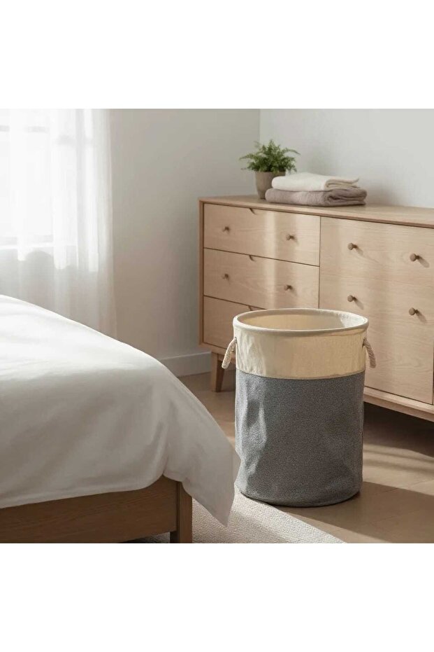 Practical fabric laundry basket - 2