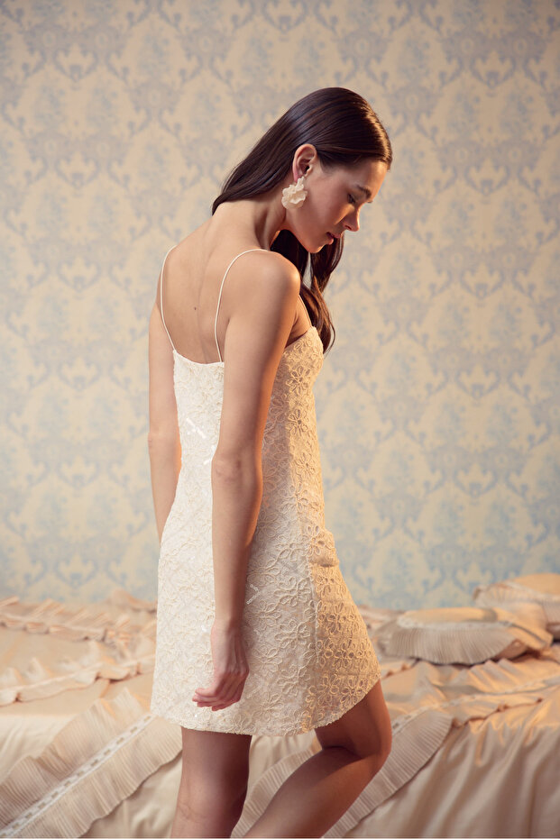 MARTINI Payetli Elbise - 7