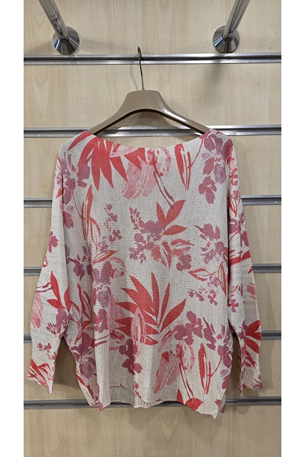 Mercerized Blouse Mixed Floral Pattern - 5