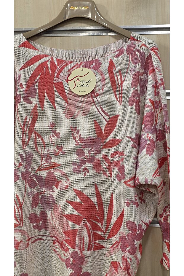 Mercerized Blouse Mixed Floral Pattern - 4