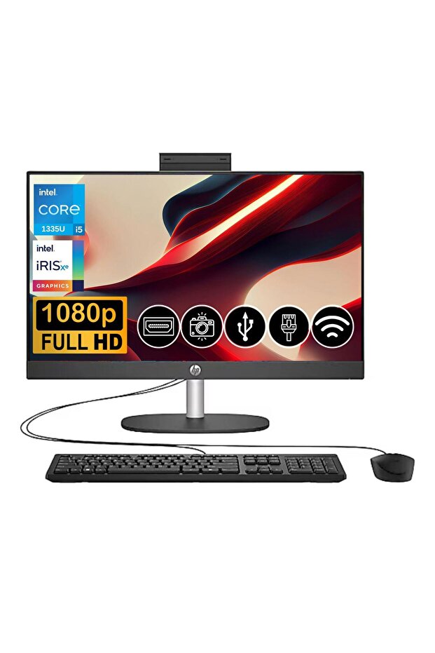 Proone 240 G10 i5 1335U 32GB 512GB M.2 SSD B6JD5ES ATL12 23.8" FHD Fdos Siyah All In One Bilgis - 1