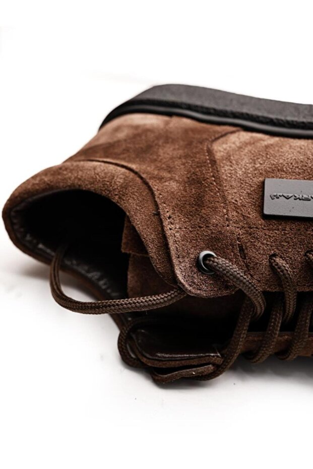 COFFEE SUEDE IMPERIO ERKEK DERİ KALİTELİ KISA BOT - 5