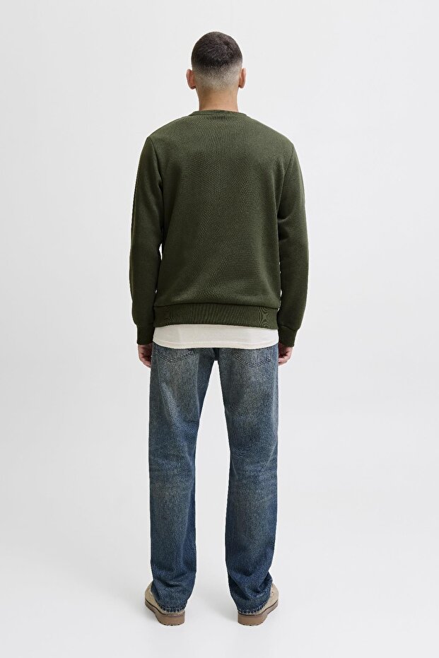 JJMAKOTO Sweat Crew Neck Erkek Sweatshirt - Şık ve Rahat Tasarım - 3