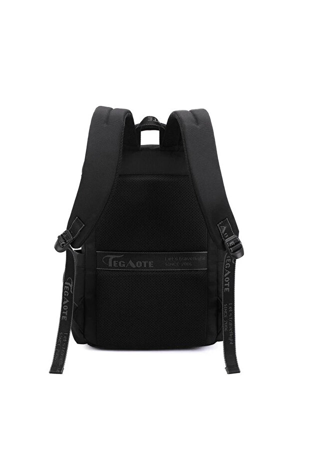 Modern black backpack - 3