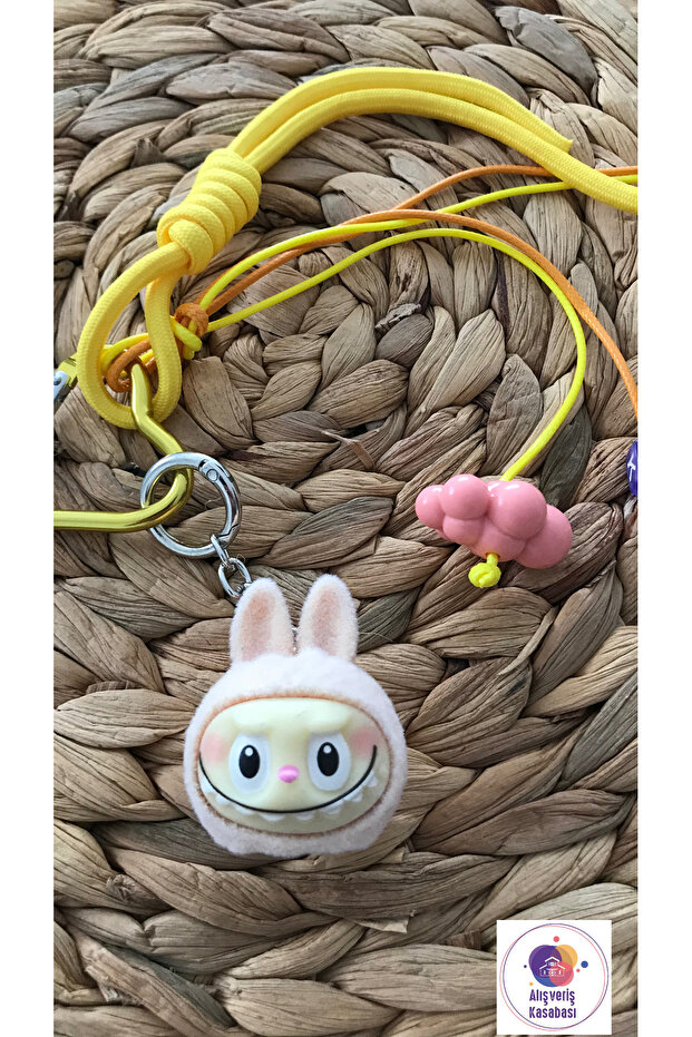 Labubu Head Character Keychain and Bag Ornament