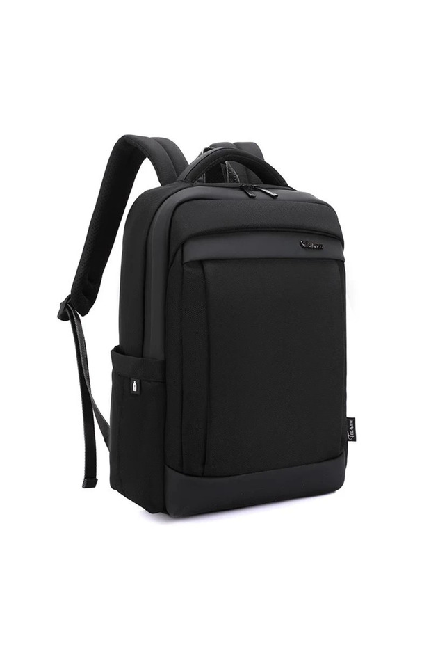 Modern black backpack - 5