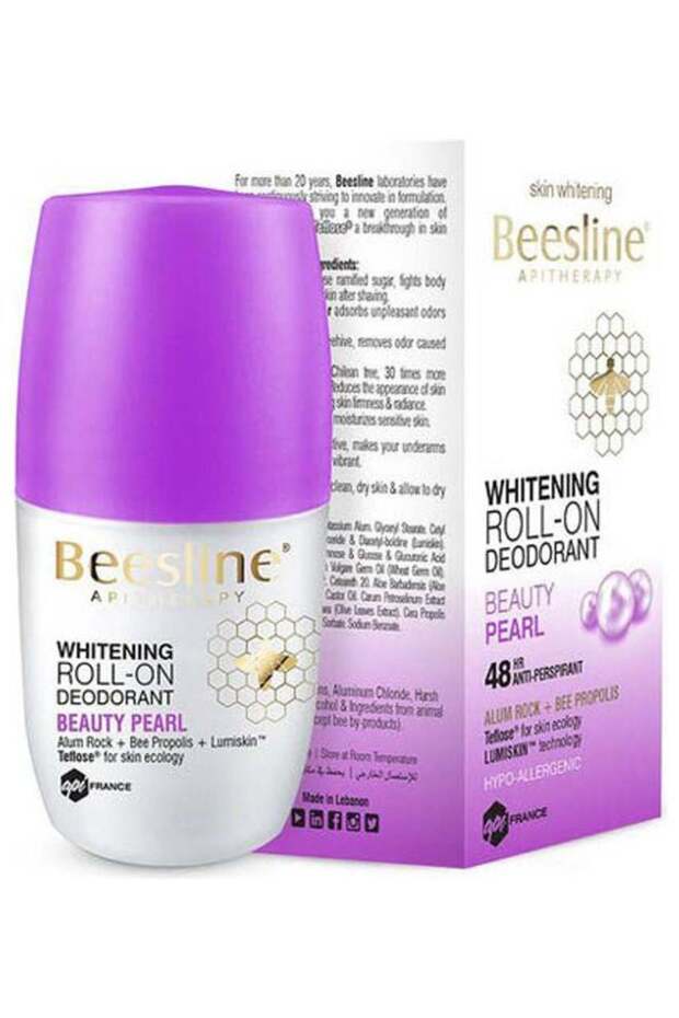 Beesline Whitening Roll-On Deodorant - Beauty Pearl Multicolour 50ml