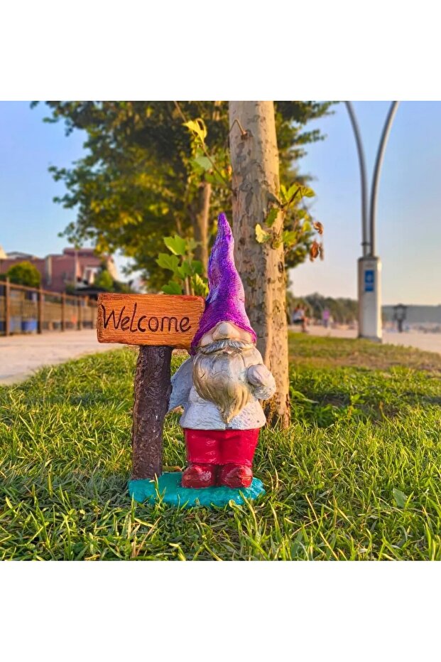 Welcome cüce heykeli polyester - 1