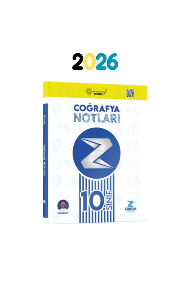 2026 Zeduva Yayınları Coğrafyanın Kodları 10. Sınıf Coğrafya Maarif Modeli Notları - 1