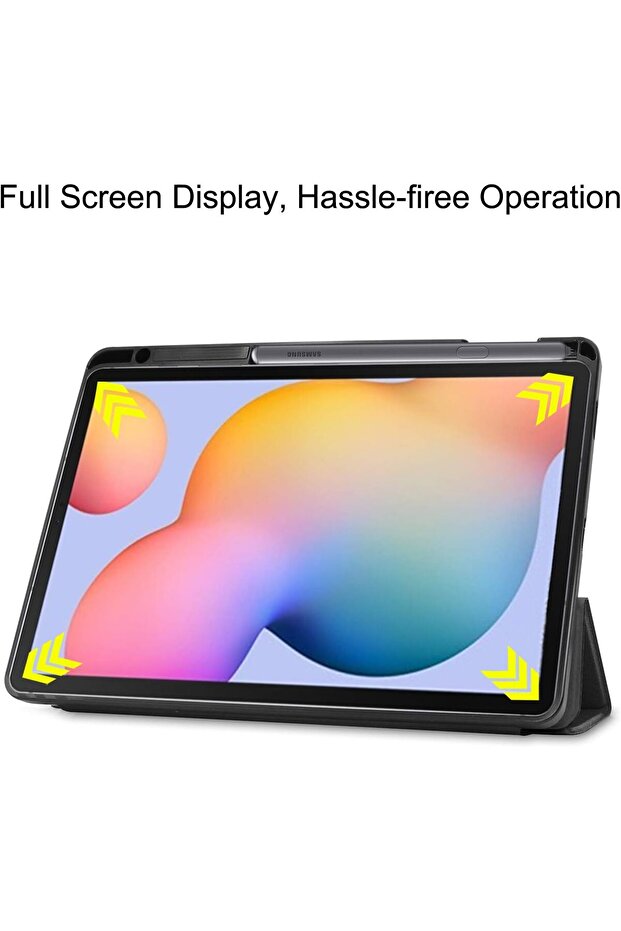 Case for Samsung Galaxy Tab S7 FE 12.4" 2021 (-T730/T736B) with S Pen Holder, Smart Case with Au - 4