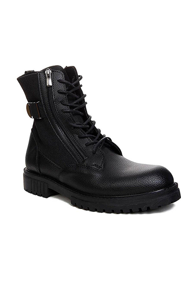 Suni Deri Siyah Erkek Bot & Bootie 134 - 2