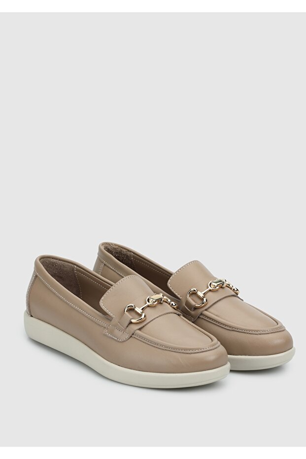 Vizon Deri Kadın Ayakkabı - 2