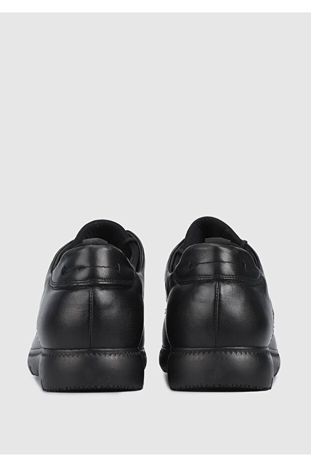 Siyah Deri Erkek Ayakkabı - 4