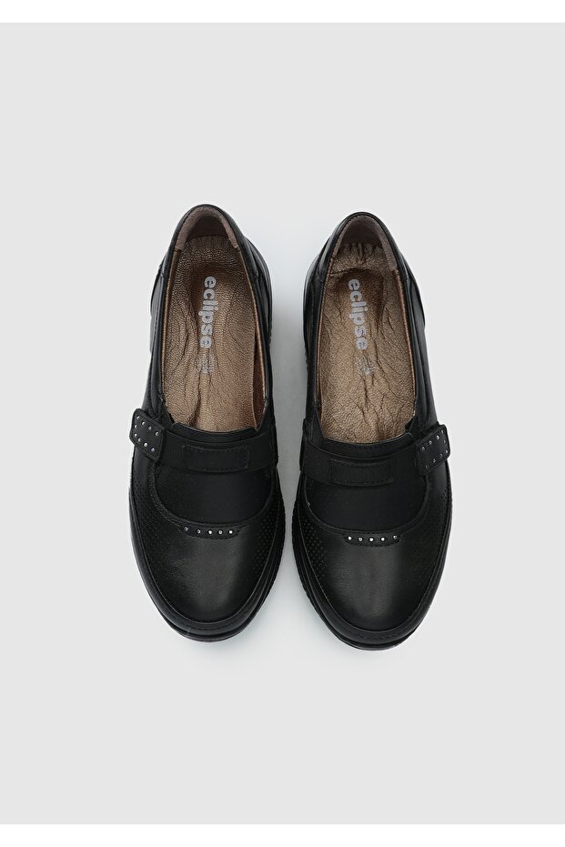 Pantofi de dama din piele neagra - 5