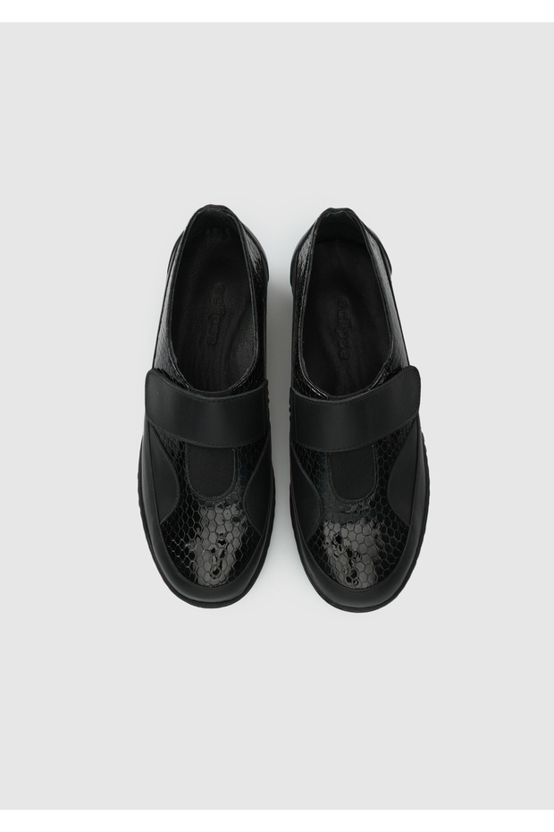 Pantofi de dama din piele neagra - 5