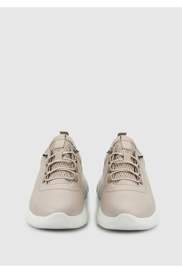 Pantofi de damă din piele bej - 3