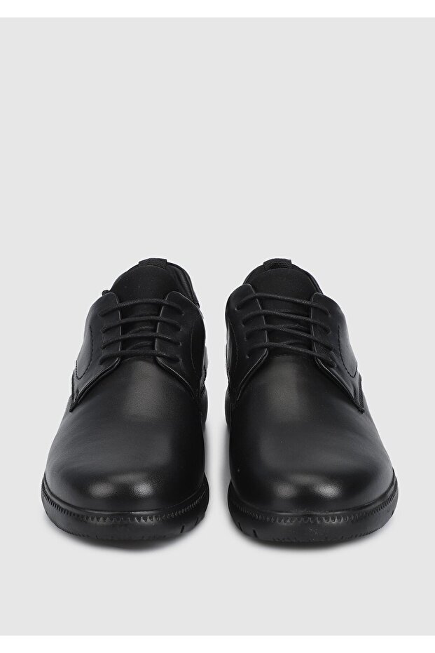 Siyah Deri Erkek Ayakkabı - 3