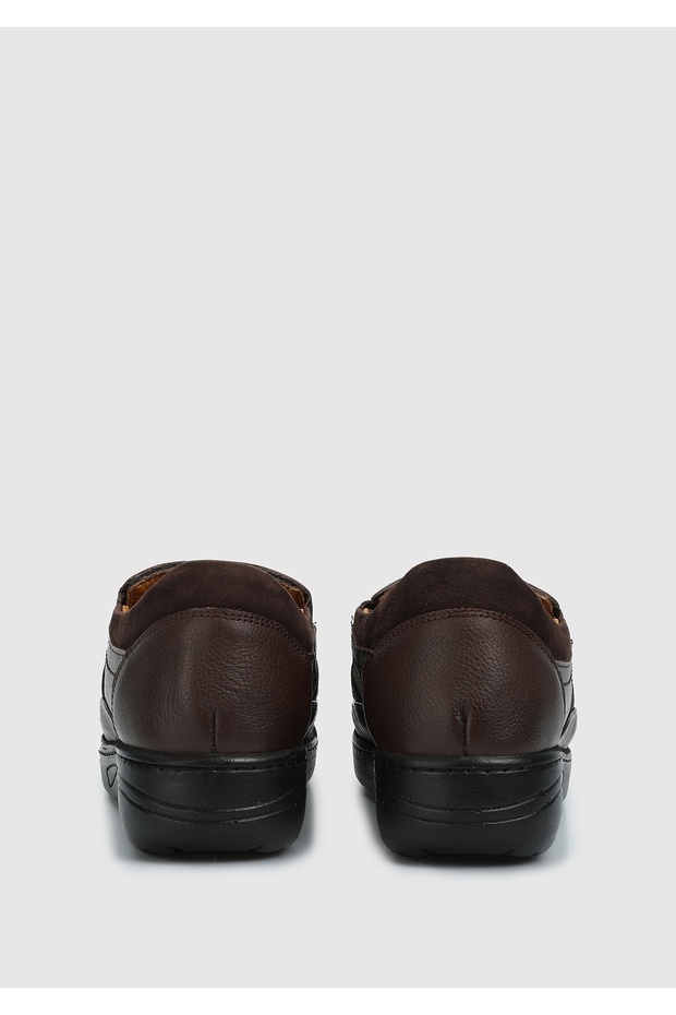 Kahve Deri Kadın Ayakkabı - 4