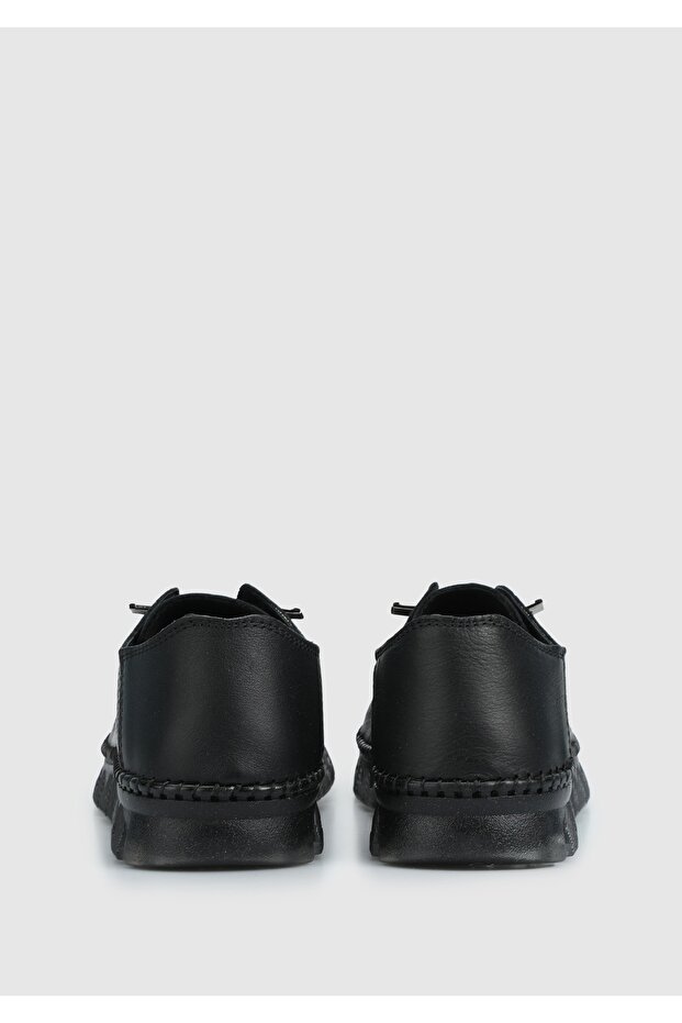 Pantofi de dama din piele neagra - 4