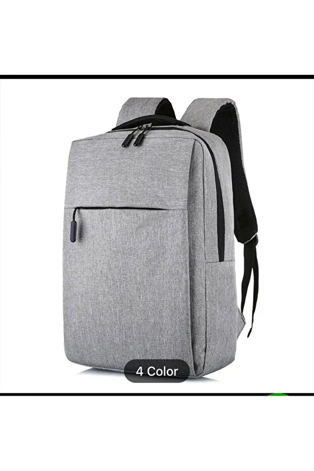 GRAY Laptop Backpack 15 16 Inch, Slim Durable Laptop Bag with USB Charging Port
