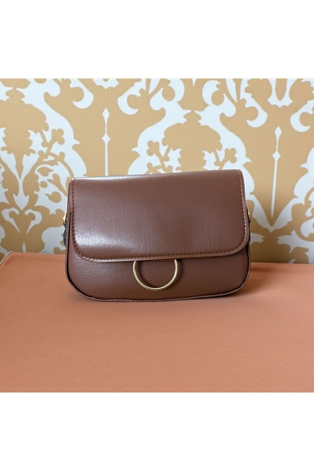 Women's Bag with Gold Metal Buckle