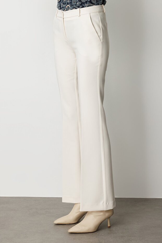 İspanyol Paça Yan Cepli Pantolon - 4