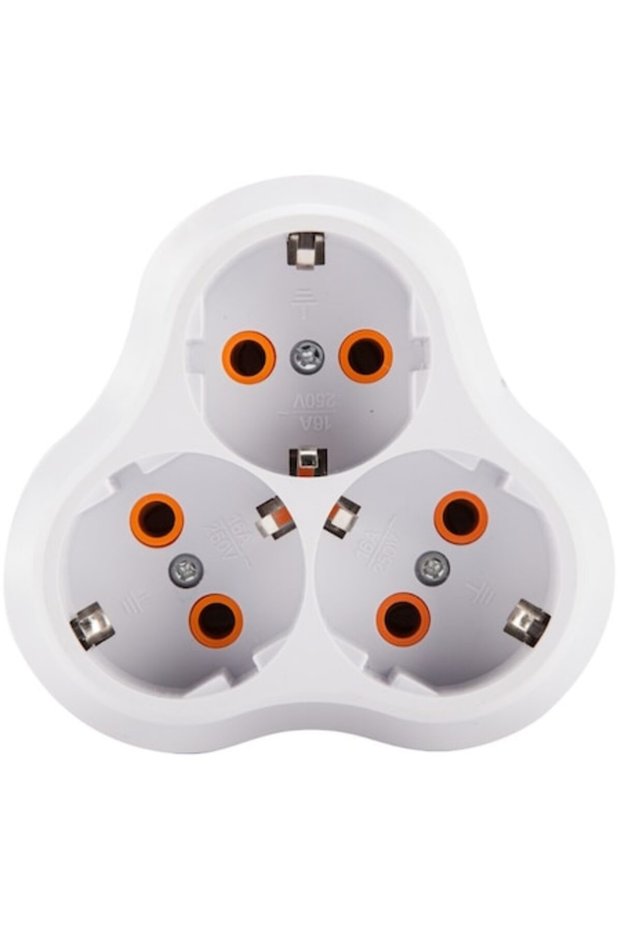 Priză triplă EvoTools, Schuko, 16A