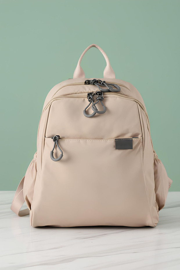 Women's 4 Compartment Parachute Fabric Travel Business School Backpack (30X24 cm)