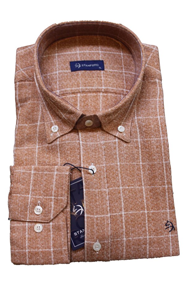 Men's Long Sleeve Linen Shirt