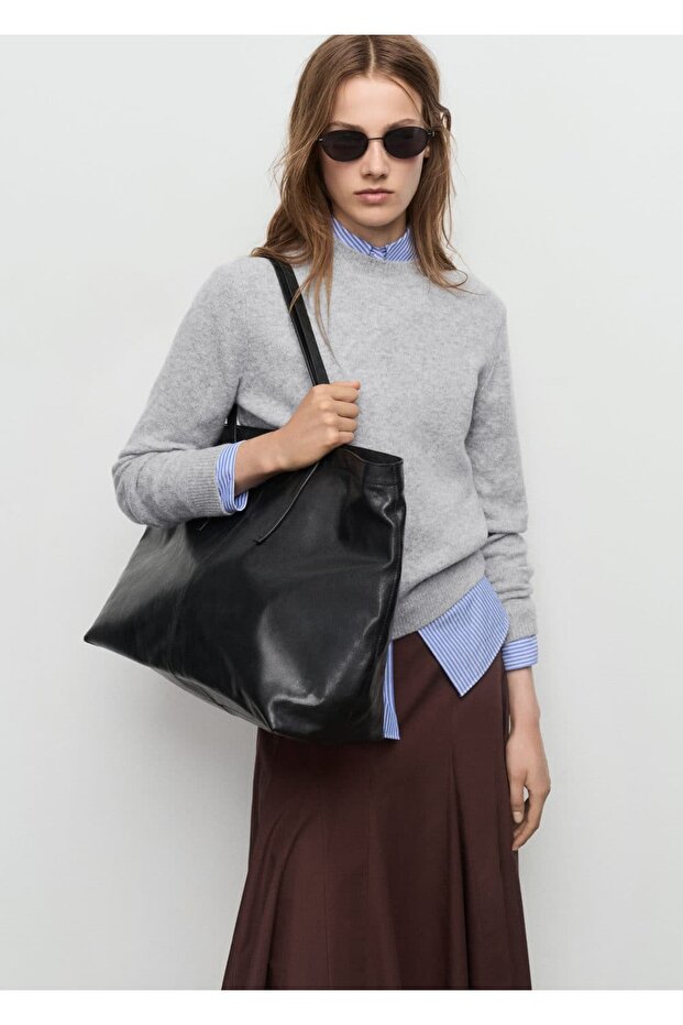 Orta kalınlıkta triko kazak - 1