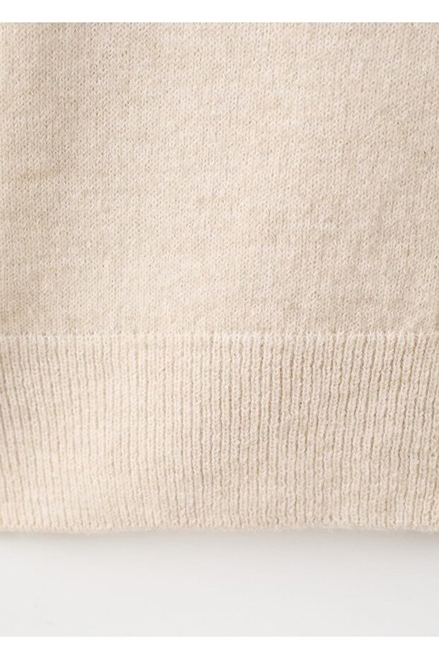 Triko düğmeli hırka - 5