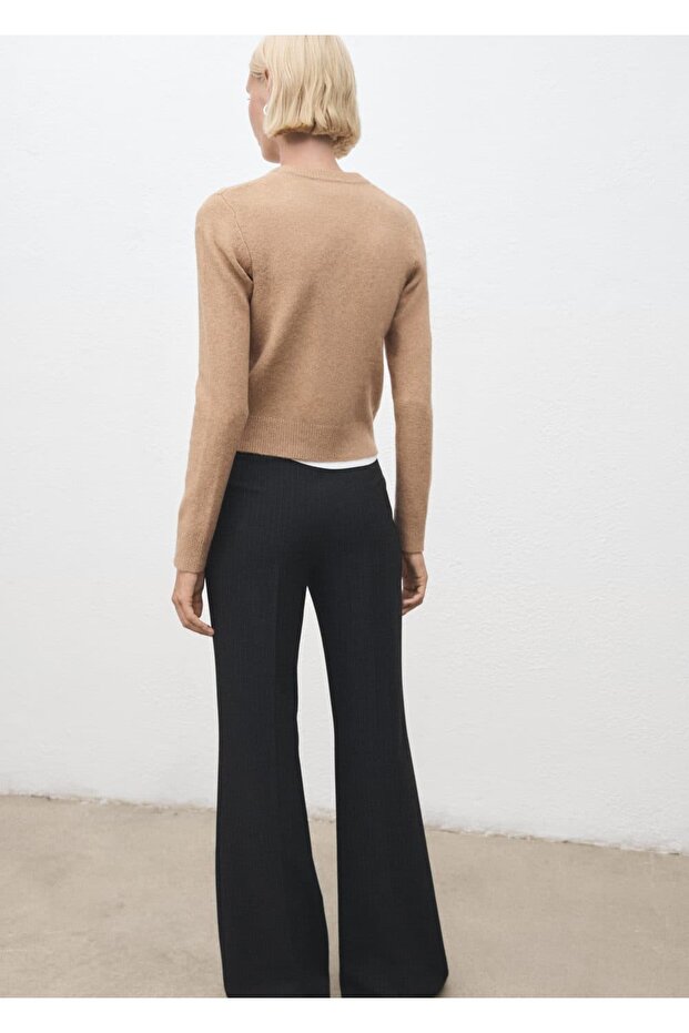 Triko düğmeli hırka - 4