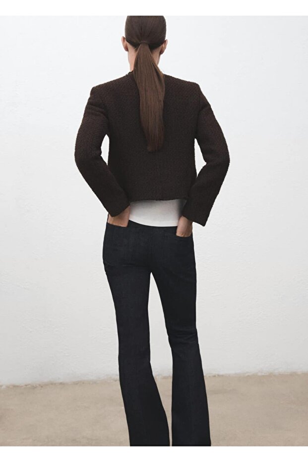 Dikişsiz tüvit ceket - 4