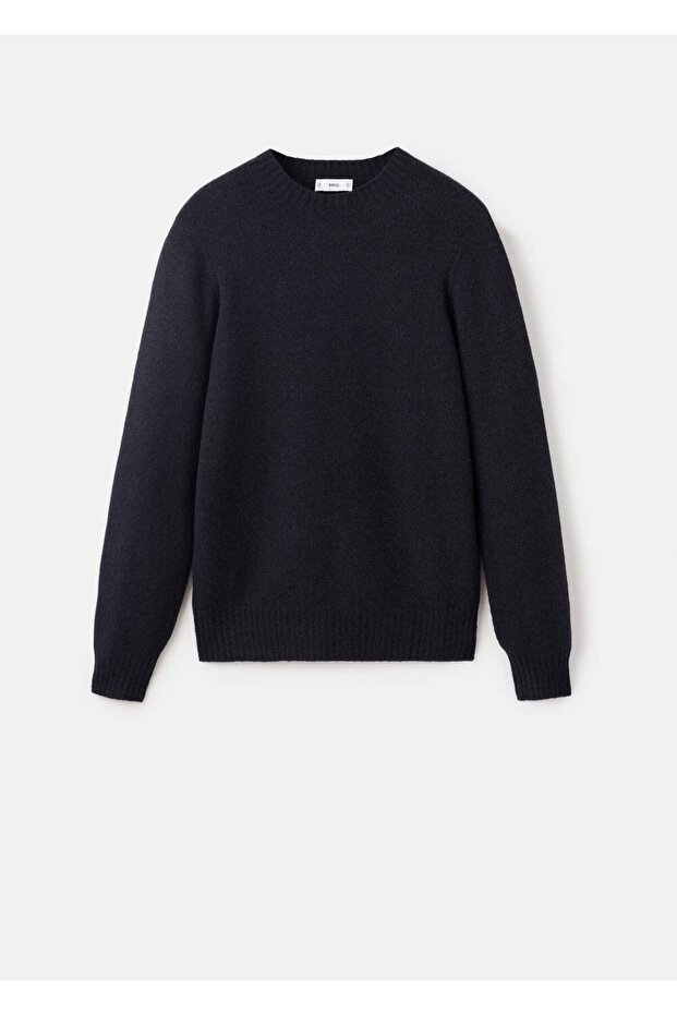 Yün karışımlı triko kazak - 3