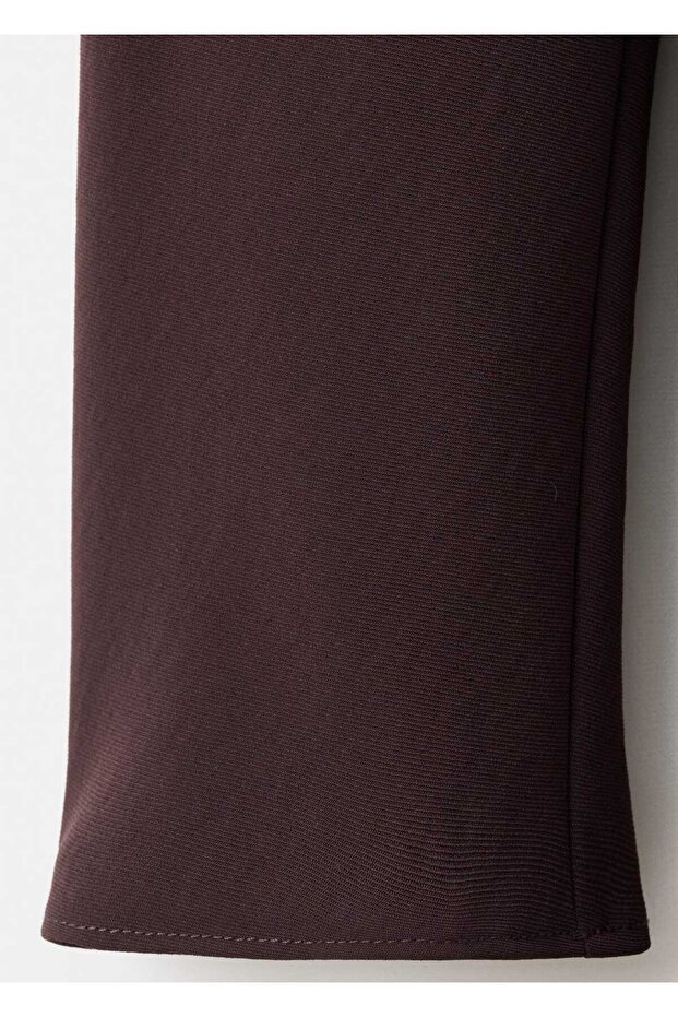 Asimetrik yaka bluz - 7