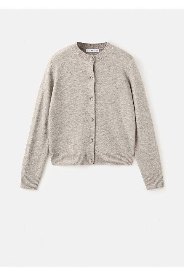 Triko düğmeli hırka - 3