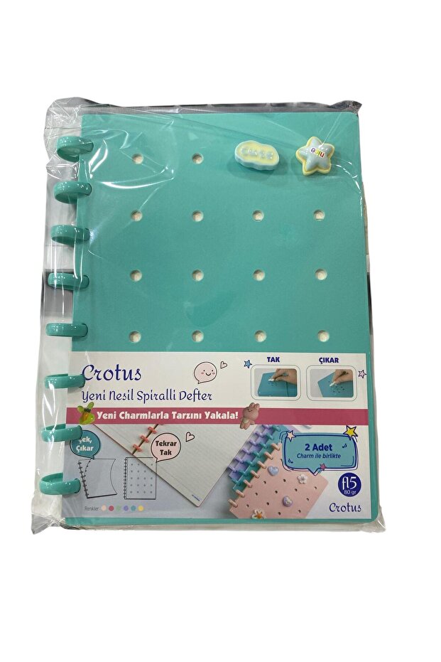 New Generation Spiral Notebook Crotus A5 New Generation Disc Spiral B6 Pp Cover 80 Yp. Striped Notebook