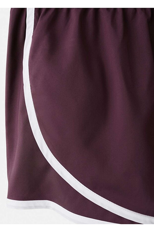 Kontrast çizgili şort - 6