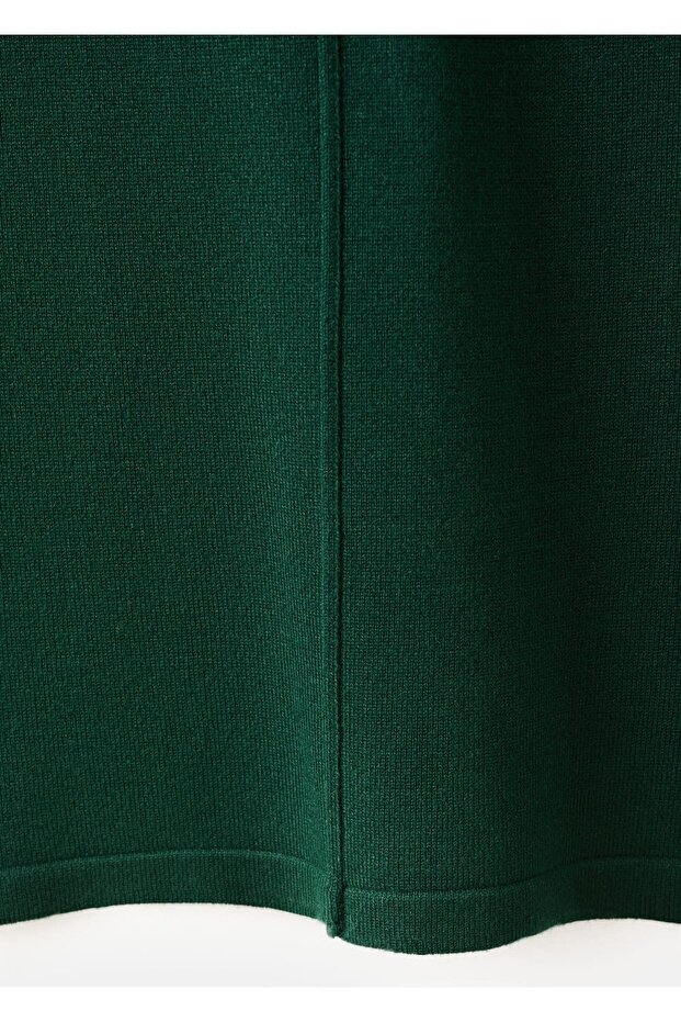 Dikiş detaylı triko pantolon - 6