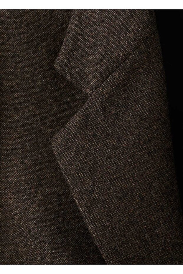 Kırçıllı yün blazer ceket - 8
